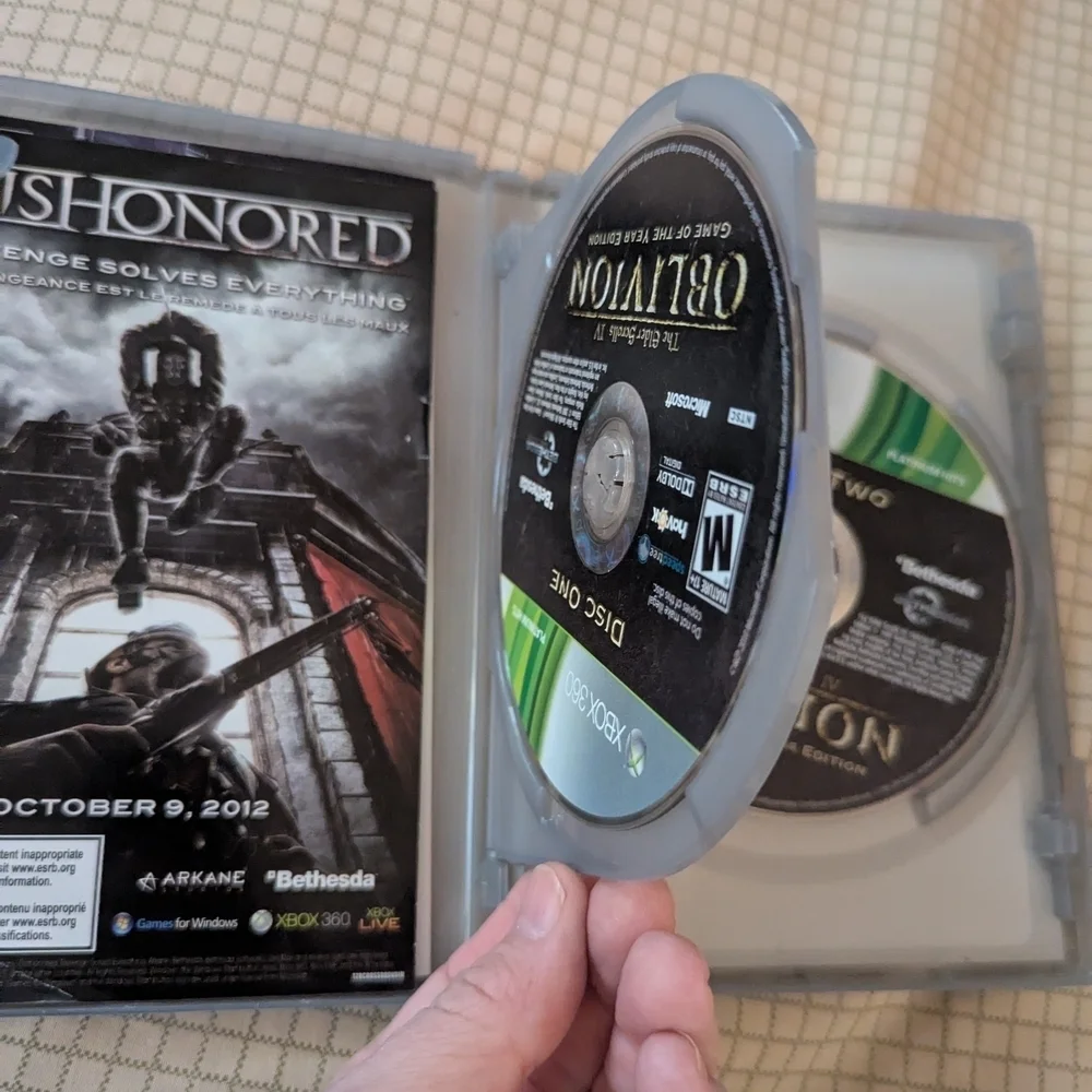 Black and White Video Game The Elder Scrolls IV Oblivion
